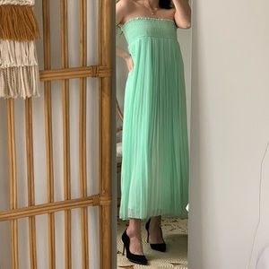 Two ways mint maxi skirt/dress by foreign exchange